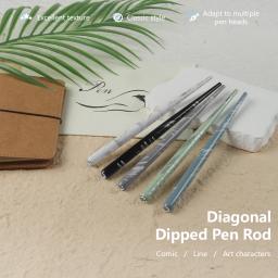SeamiArt-Caneta-tinteiro para desenhos animados, caneta dip, pintada à mão, ferramentas caligrafia caligrafia caligrafia, suprimentos de arte, 5 tipos de suporte, 5pcs pack - Image 1