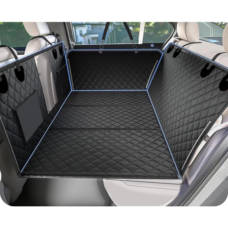 Pet Back Seat Extender, protetor do banco traseiro do carro, Hammock Dog Car Seat Cover, fundo duro para viagens, novo design - Image 1