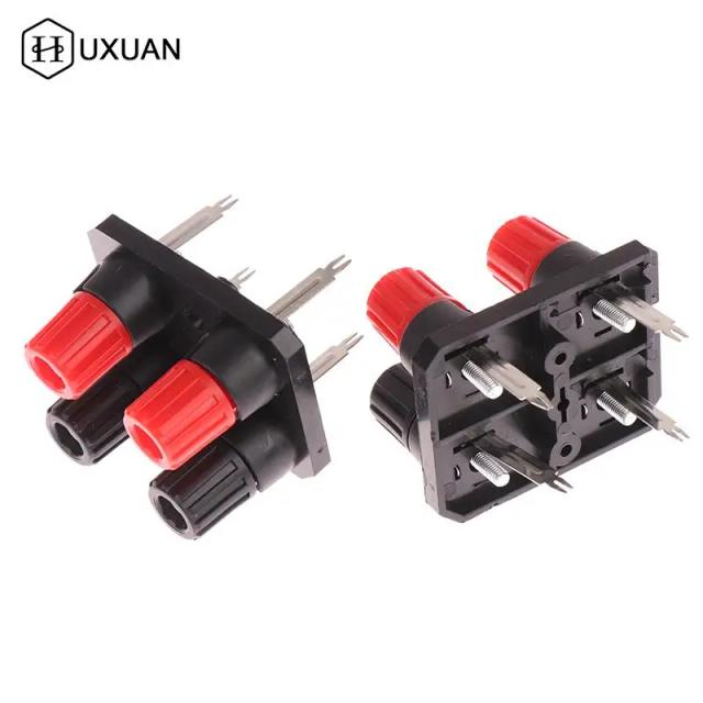 Capa Amplificadora 2 Peças com Entrada Banana e Conector WP Jack 4 Pinos para Caixa de Som com LED e Interruptor de Terminal de Mola