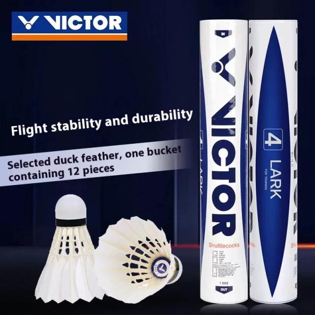 Voo Estável Bolas de Badminton Ouro Mestre Campeão Pena de Pato/Ganso 1 Tubo