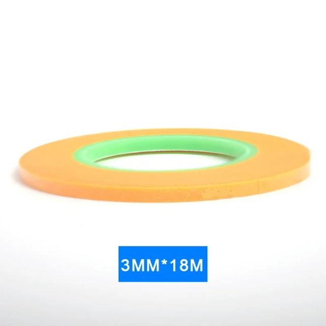 Fita Adesiva Fineline para Artesanato e Pintura Automotiva - Opções de 1mm, 2mm e 3mm para Projetos DIY