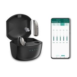 Aparelho auditivo digital bte recarregável, volume ajustável, mini amplificador de som portátil para idosos - Image 1