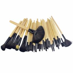 32 PCS Pincel de Maquiagem Make Up Pincéis Profissional de Conjunto de Pincéis de Maquiagem + Bolsa de Couro Preto - Image 3