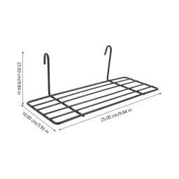 Bird Cage Plataforma De Parede, Parrot Playground, Bird Perch Shelf, Fornecimento de Acessórios, Descansando Stand, Metal Acessório, 2 Pcs - Image 4