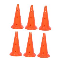 Cone alaranjado do treinamento do esporte, cones do futebol, marcador do campo, 6 PCes - Image 3
