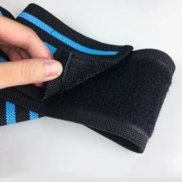 1 pçs homens fitness levantamento de peso joelho envolve esportes joelheiras agachamentos equipamentos de treinamento acessórios para ginásio 180*8cm - Image 4