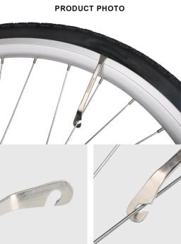 3 pçs alavanca do pneu da bicicleta de aço inoxidável montanha estrada removedor roda ao ar livre ferramenta reparo ciclismo mtb alavanca do pneu prender ferramenta - Image 5