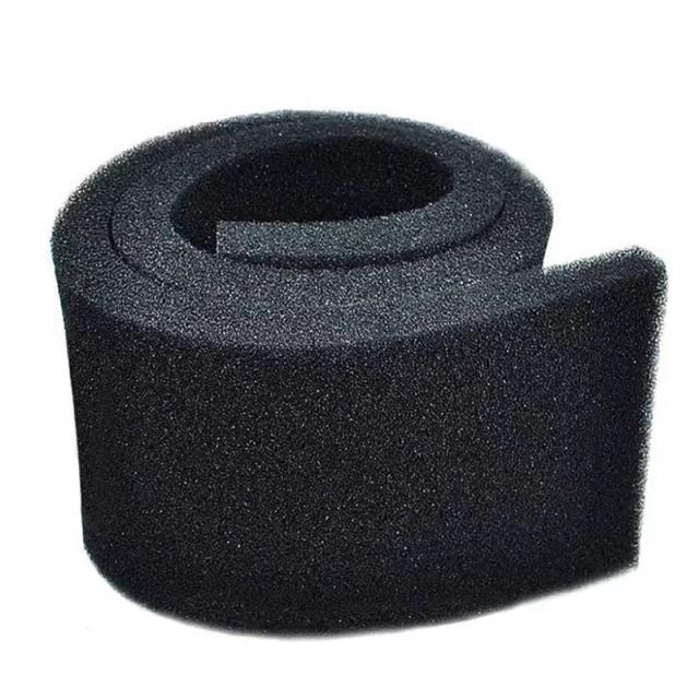 Esponja Bioquímica para Filtração de Aquários em Vários Tamanhos - Filtro Pad Skimmer Preto com Longa Durabilidade