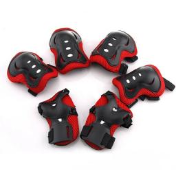 Conjunto de equipamentos de proteção para patins, capacete de segurança para proteção do pulso, cotoveleira, joelheiras para ciclismo, esqui, skate, scooter - Image 3