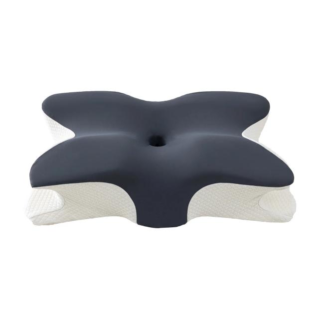 Travesseiro Ortopédico Borboleta de Espuma de Memória para Conforto e Suporte ao Pescoço - Ideal para Recuperação e Bem-Estar Adulto