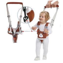 Bebê aprendizagem andando cinto bebê walker criança corda menino menina assento caminhada anti-queda cinto bebê dupla utilização criança tração corda artefato - Image 2