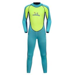 Bart-roupa de mergulho neoprene para crianças, maiô de corpo inteiro, para surf e surf, proteção uv, para meninas, 2mm - Image 2