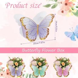 Butterfly Centerpieces Tea Party Favors, Decoração de mesa para festa de bebê, aniversário, casamento, suprimentos temáticos, 12 pcs - Image 3