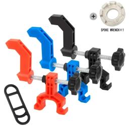 Mini suporte para roda de bicicleta, ferramentas de ajuste de jantes de bicicleta mtb, ferramentas de reparo de roda de bicicleta, acessórios de ciclismo, ferramenta de reparo - Image 2