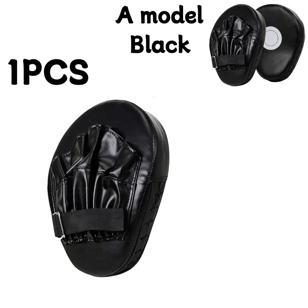 Curvo Boxe Mão Alvo para Treinamento de Artes Marciais, PU Couro, Punching Mitts, Respirável Kickboxing Pads - Image 1