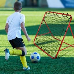 Futebol Rebounder Net para Crianças, Folding Futebol Prática Mesh, Back Net, Voleibol Board, Space-Saving - Image 3