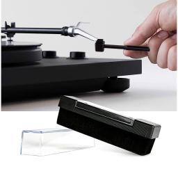 Anti-estático Velvet escova para fonógrafo, removedor de poeira para CD, vinil LP, Turntable Player acessórios, venda quente - Image 4