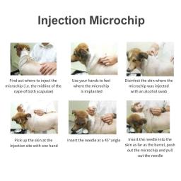 Pet FDX-B Microchip Seringa, Animal ID Chip, Cão e gato, 134.2KHz, ISO11784/85, 20pcs - Image 5