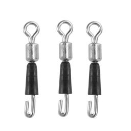 30pcs Equipamento De Pesca Conector Alimentador Acessórios De Pesca Giratória Snaps Para Carpa Carpa Pesca Quick Change Alimentador Swivels Método - Image 4