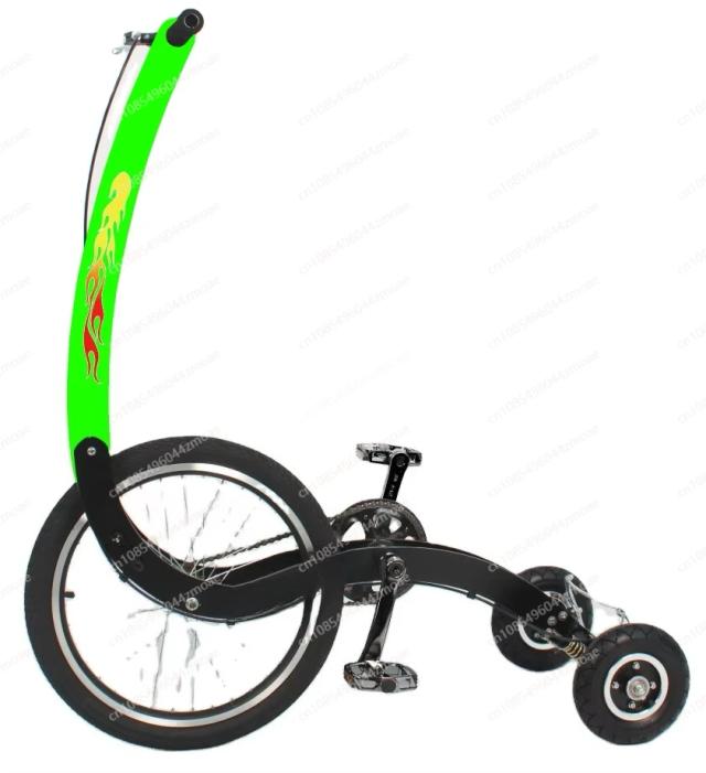 Bicicleta Monociclo Esportiva Ultraleve Dobrável 3 Rodas Meia