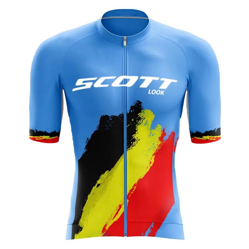 2025 verão roupas de ciclismo dos homens kits ciclismo mtb roupas manga curta respirável corrida estrada ciclismo conjuntos camisa - Image 1