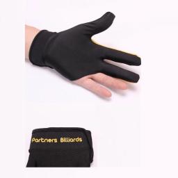 Preto amarelo de alta qualidade snooker esporte jogador bilhar luva produtos - Image 6