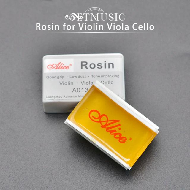 Conjunto de 10 Peças de Rosin para Violino em Caixa de Plástico - Ideal para Violinos, Violas e Violoncelos