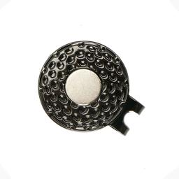 1/5 pçs preto durável liga de zinco magnético chapéu de golfe clipe com bolas marcador titular golfe colocando acessórios verdes 25mm - Image 5