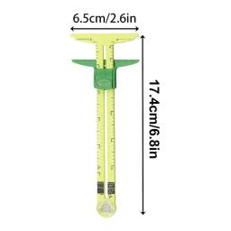 Régua de costura 5 em 1, medidor de medição, retalhos, acolchoamento, alfaiate, régua de desenho multifuncional, régua de costura em pvc - Image 6
