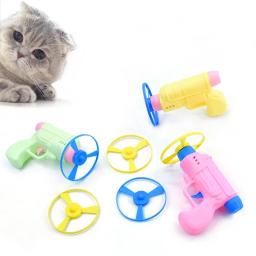 Frisbee Gunner Toy para Pet, Top, Cat Playing, Detém - Image 1
