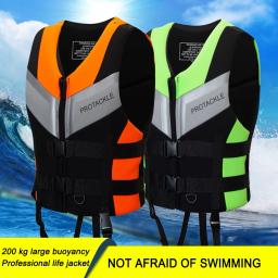Colete salva-vidas leve de neoprene, Esportes aquáticos, fivela de segurança, colete flutuante, surf, veleiro, colete salva-vidas de sobrevivência - Image 4