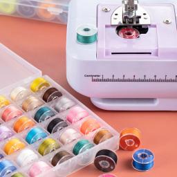 Conjunto De Caixa De Bobinas De Costura, Multicolor, Carretel De Linha, Carretéis De Máquina De Ponto, Acessórios De Costura - Image 2