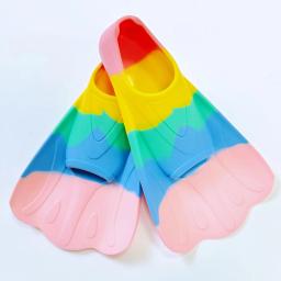 Crianças Especializada Nadadeiras de Mergulho para Homens e Mulheres Adulto Formação Pato Pés Silicone Nadadeiras Breaststroke Sapatos Caça submarina - Image 4