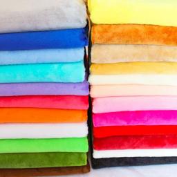 Tamanho grande cor sólida curto tecido de veludo de pelúcia super macio diy artesanal casa têxtil brinquedo vestuário almofada travesseiro cobertor material - Image 2