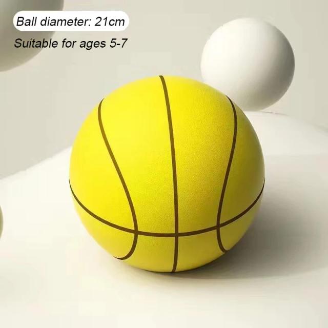 Bola de Basquete de Espuma Silenciosa para Crianças - Leve e Macia
