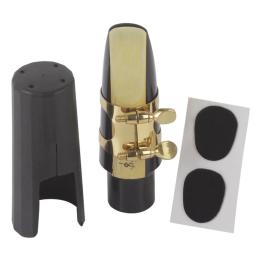 Bocal para Alto Tenor Saxofone Soprano, Clip, Clip Cap, Reed, Pad, Acessórios para Instrumentos Musicais, Drop Shipping, 5Pcs Set - Image 3