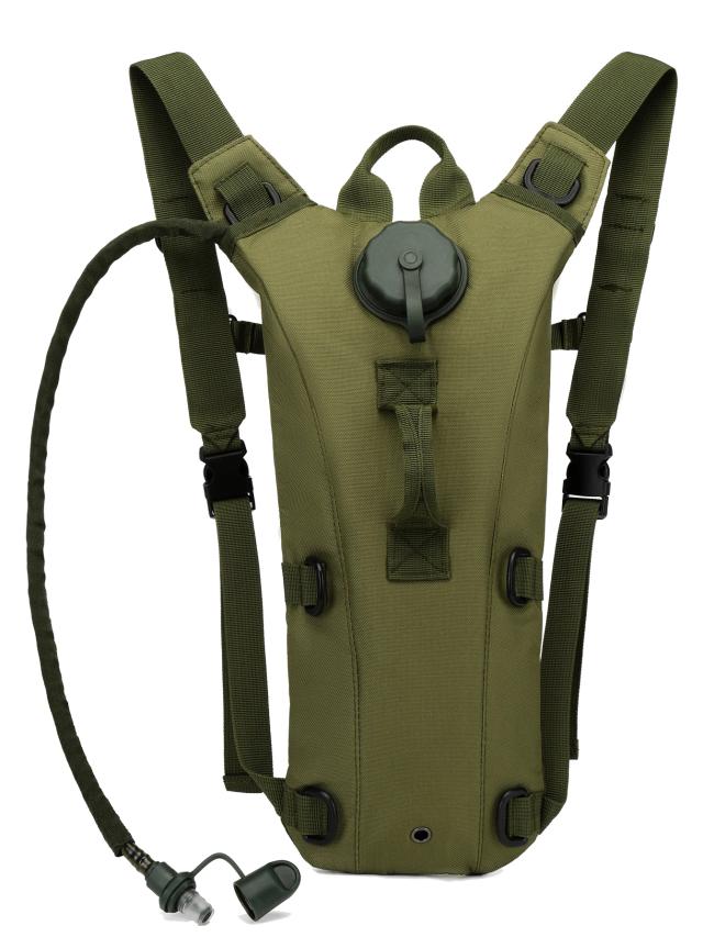 Pacote Tático de Hidratação com Bexiga d'Água e Mochila de 3L para Corridas, Caminhadas e Ciclismo