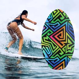 Skimboard de madeira para crianças, pranchas de surf, brinquedos aquáticos para praia, pranchas para adultos, adolescentes e mulheres, esportes aquáticos - Image 3