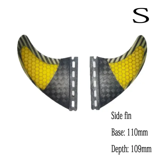 Fins para Longboard e Surf com Várias Opções de Tamanhos em Liquidação - 2, 3 e 4 Boxes com 2 Aletas Laterais
