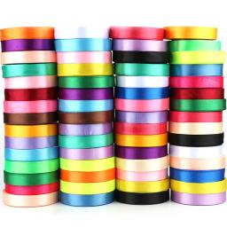 Fitas De Cetim De Seda Para Embrulho, Acessórios Decorativos, Artesanato Artesanal DIY, Fita De Embalagem De Bolo, Festa De Casamento, 22m por Rolo, 1cm - Image 1