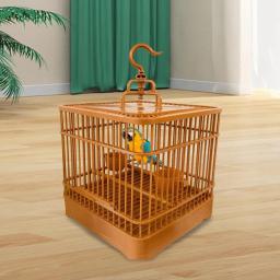 Gaiola suspensa com poleiro para papagaio, cacatuas, ninho de pássaros, gaiola de viagem para pombinhos, pequenos animais, arara periquitos canários - Image 3
