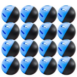 Bolas de prática de beisebol super macias, Bolas de furo oco auxiliares internas e externas, Duplicatas preto e azul, 74mm, 5pcs - Image 1