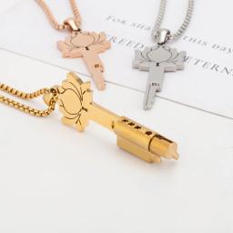 Colar de chave de lótus para casais, acessórios para gaiola de castidade, serve para todas as gaiolas em nossa loja, fechaduras integradas, brinquedos sexuais, jogos adultos, presentes - Image 2