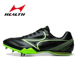 Saúde Médio Curta Distância Spike Running Shoes, Estudante Competição de Atletismo, Sprint Profissional Long Jump Nail Shoes - Image 1