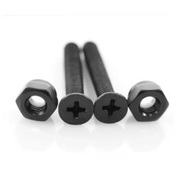 Hardware de skate "+" 8pcs 25 27 29 35 40 45mm Preto Nagels Goud Skate Bouten Schroeven Skate Hard Ware Parafusos parafuso - Image 4