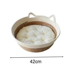 Respirável tecido gato cama cesta, proteção móveis, lavável, inverno, verão - Image 6