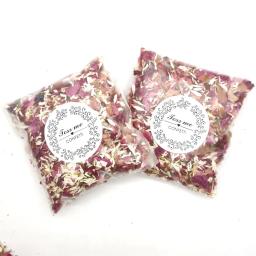 Confete de pétala natural para casamento, flores secas, pop biodegradável, chuveiro nupcial, festa de férias, DIY Deco Rose, 100g, 10PCs - Image 6