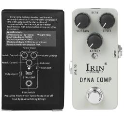 IRIN-Pedal de Efeito de Guitarra Elétrica, True Bypass Pedais, Compressão Fuzz, Overdrive Distortion, Boost Bass, Pedais Acessórios, RS - Image 3