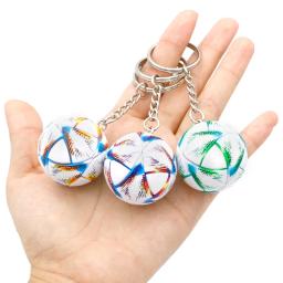 PU Leather Football Souvenir Chaveiro para Homens e Mulheres, Fãs de Futebol Pingente, Chaveiro Presente, Saco Encantos Acessórios - Image 1