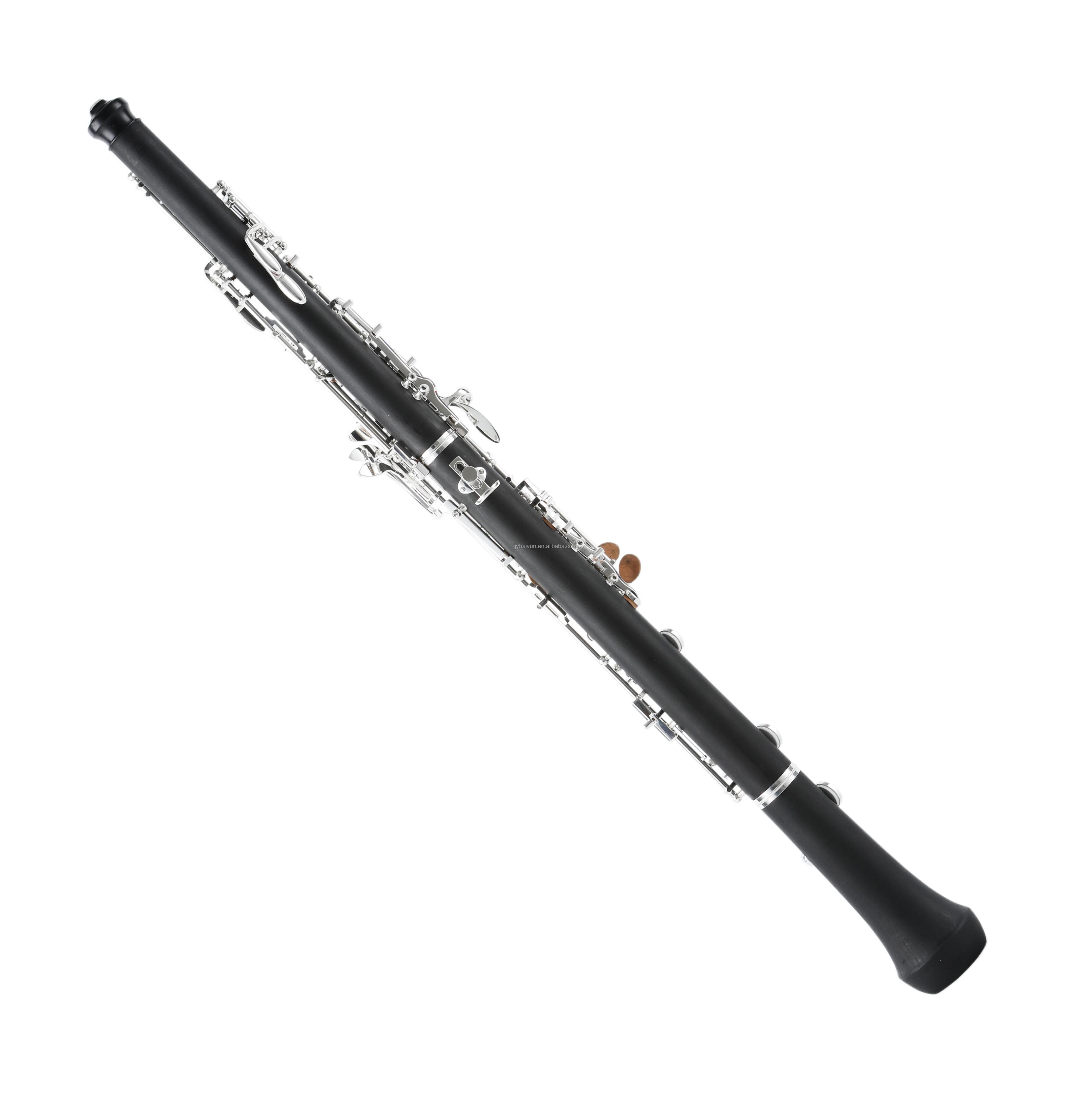 SEASOUND-Professional baquelite corpo oboé e clarinete caso, chaves oboé lona JYCL307, prata madeira 17, níquel preto, prata - Image 1